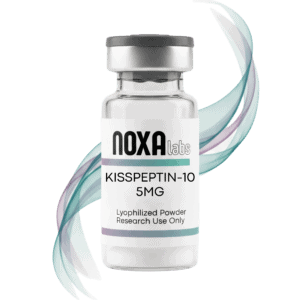 Noxa Labs Kisseptin-10 5MG lyophilized research powder in vial.