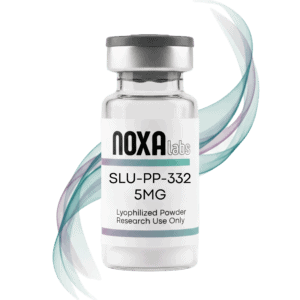 Noxa Labs research vial with lyophilized powder for scientific use.